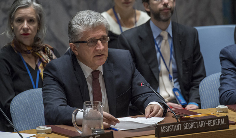 В ходе обсуждения вооруженной агрессии Азербайджана против Армении в Совете Безопасности ООН выступление помощника Генерального секретаря ООН Мирослава Енча