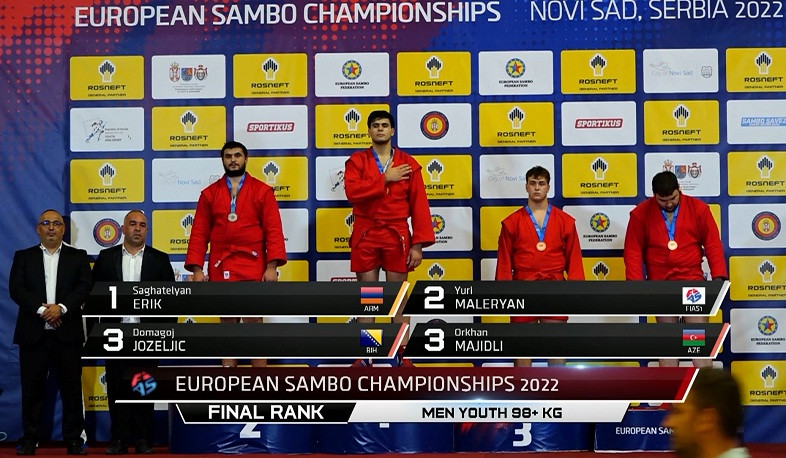 Էրիկ Սաղաթելյանը՝ սամբոյի Եվրոպայի պատանեկան առաջնության չեմպիոն