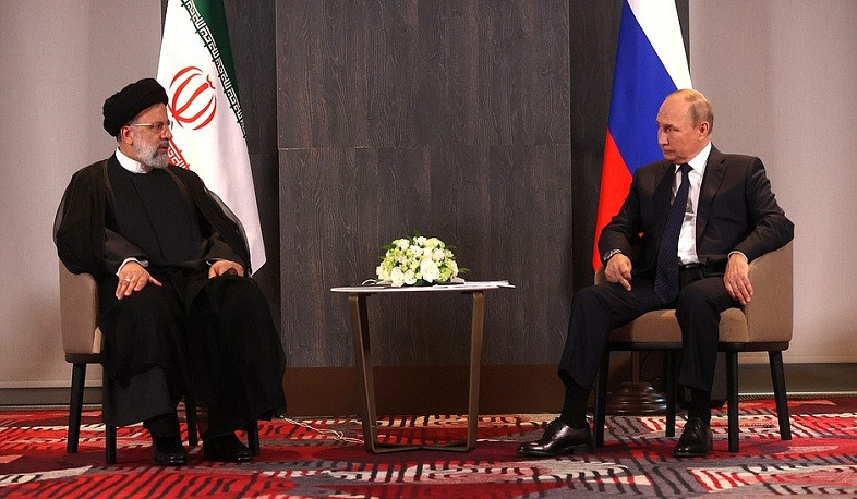 Russian President Vladimir Putin Meeting with President of Iran Seyyed Ebrahim Raisi