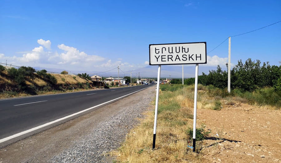 Azərbaycan Araratın sərhədyanı Yerasx və Paruyr Sevak yaşayış məntəqələrində heç bir döyüş əməliyyatı həyata keçirmir