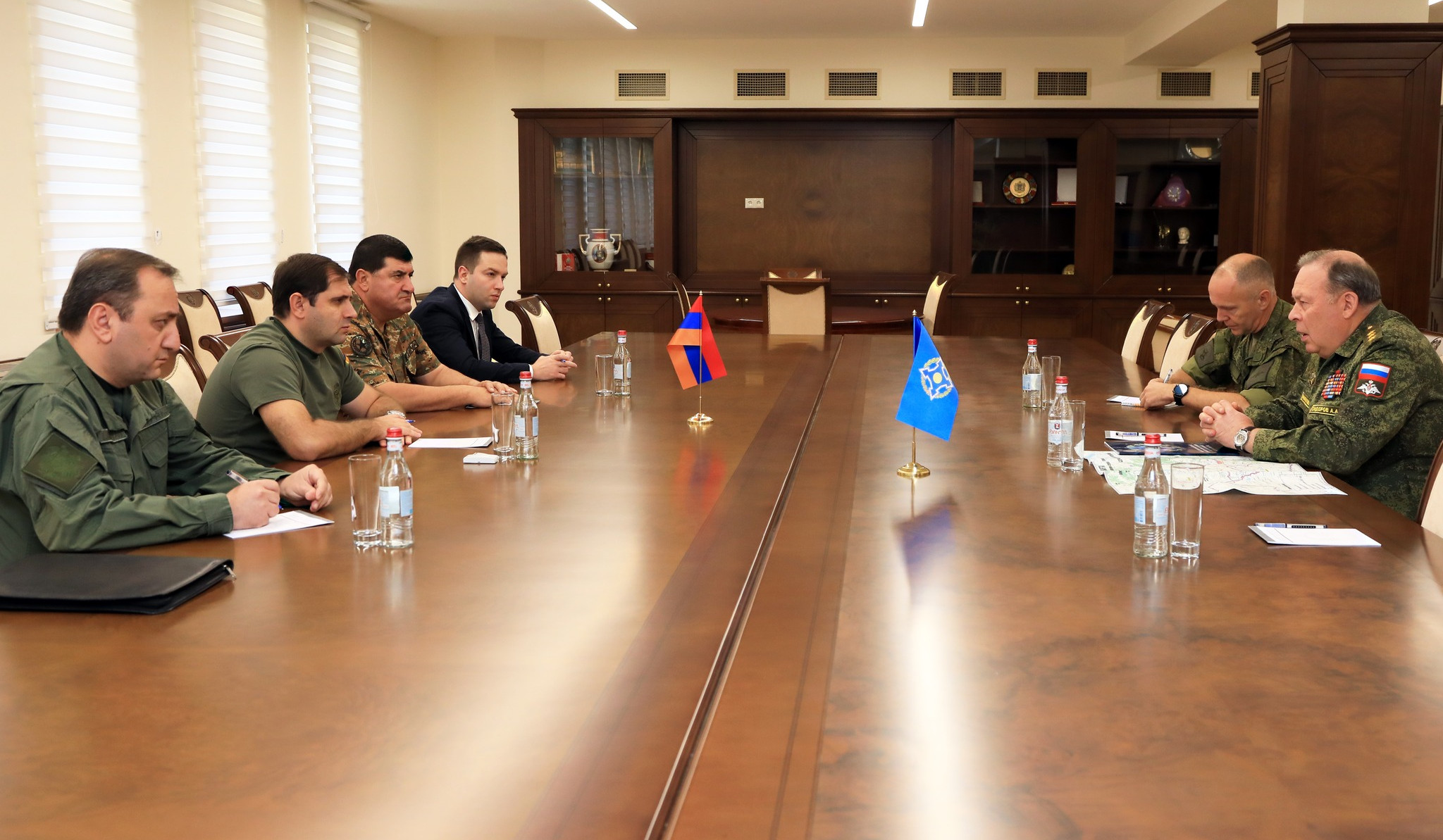 Suren Papikyan received CSTO Joint Staff Chief Anatoli Sidorov