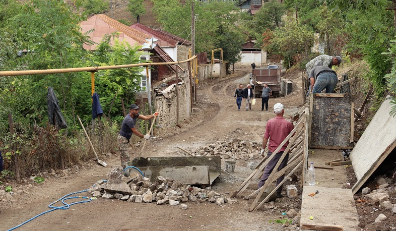 Քարահունջ տանող ճանապարհահատվածում հիմնանորոգման աշխատանքներ են իրականացվում