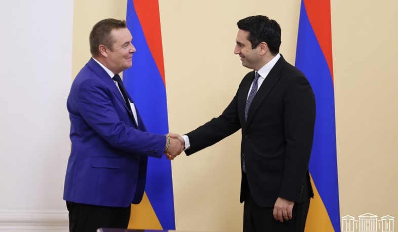 Alen Simonyan Receives Delegation Led by Head of Belgium-Armenia Friendship Group Mark Demesmaeker