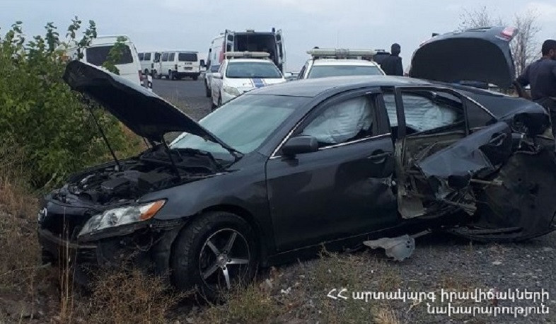 Եղվարդ-Աշտարակ ավտոճանապարհին բախվել են ավտոմեքենաներ․ կա տուժած