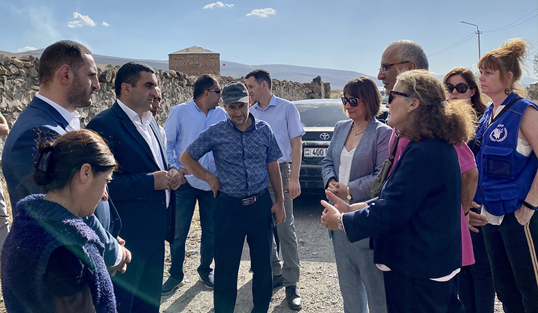 Representatives of the UN office in Armenia visit villages of Gegharkunik region affected by Azerbaijani aggression