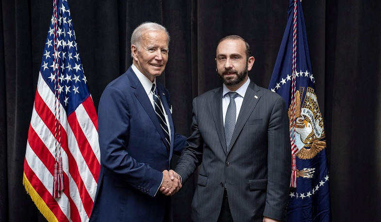 Short conversation between Ararat Mirzoyan and Joe Biden took place in New York