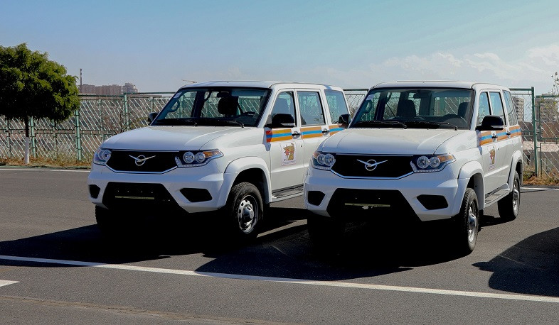ԱԻՆ-ի մարզային փրկարարական վեց վարչություն համալրվել է UAZ Patriot ավտոմեքենաներով