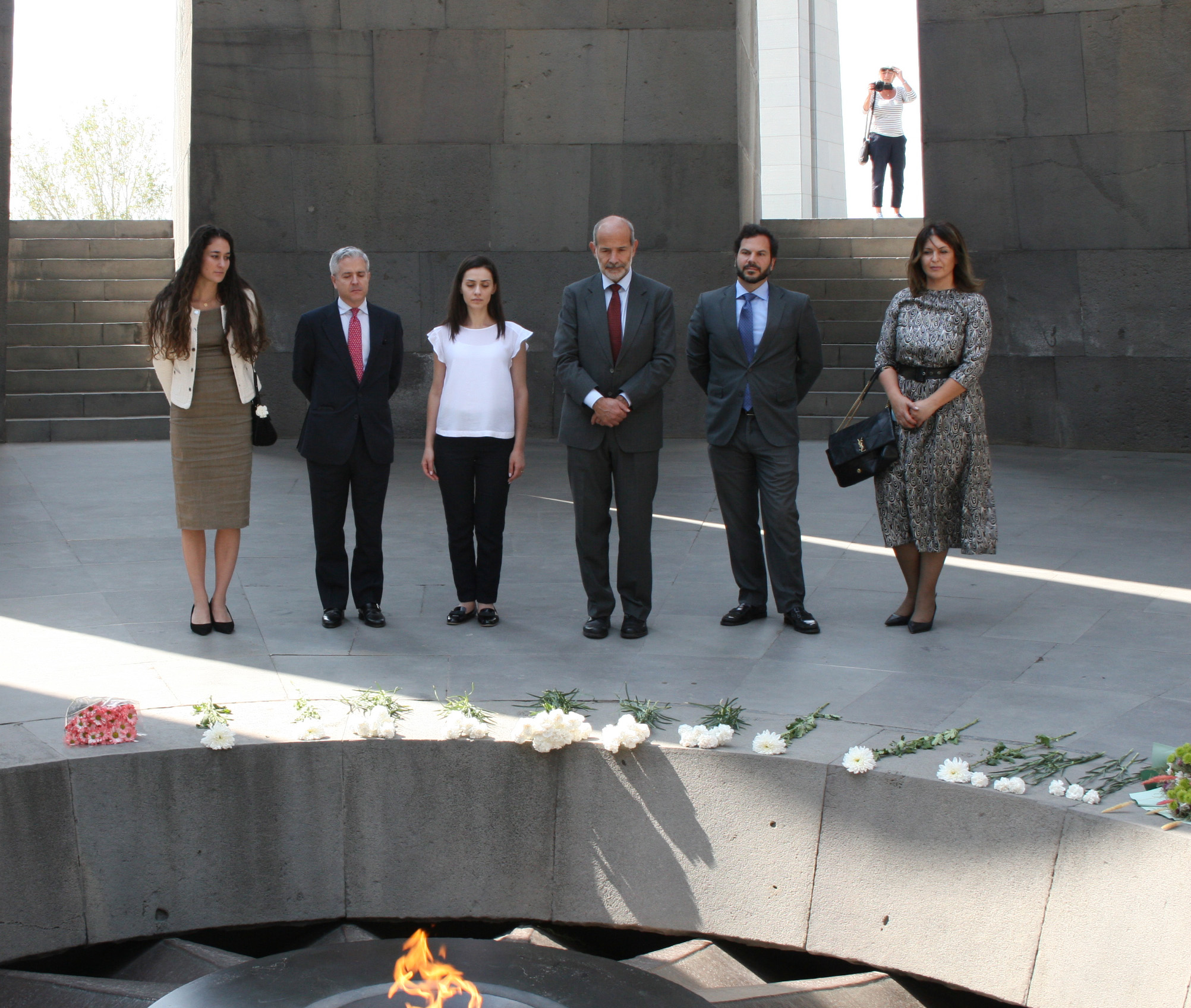 Spanish Ambassador to Armenia visited Armenian Genocide Memorial