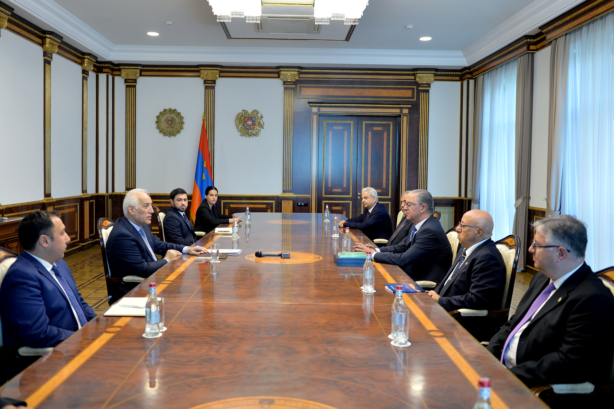 Նախագահը և ՍԴՀԿ կենտրոնական վարչության անդամները քննարկել են Արցախի հիմնահարցին և անվտանգային խնդիրներին առնչվող հարցեր