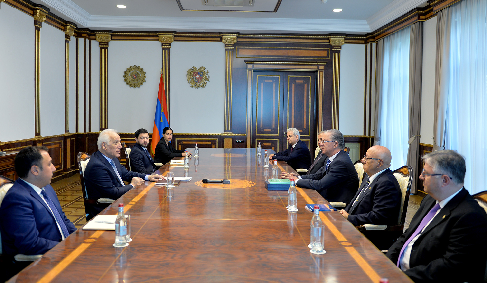 Նախագահը և ՍԴՀԿ կենտրոնական վարչության անդամները քննարկել են Արցախի հիմնահարցին և անվտանգային խնդիրներին առնչվող հարցեր