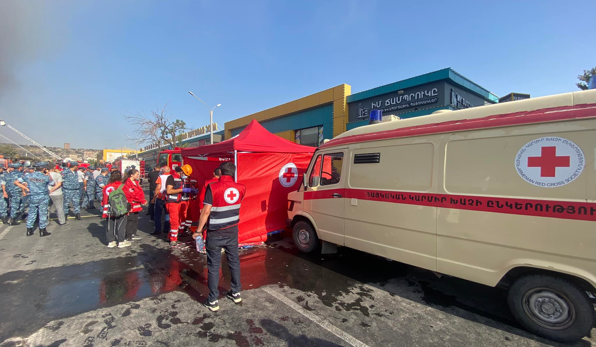 Հայկական Կարմիր խաչի ընկերությունը կաջակցի «Սուրմալու» տոնավաճառի պայթյունից տուժած տնտեսվարողներին