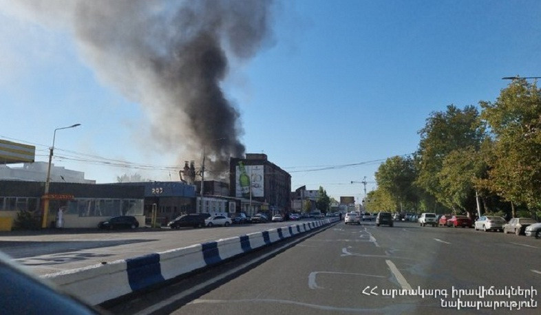 Արշակունյաց պողոտայում բռնկված հրդեհը մեկուսացվել է