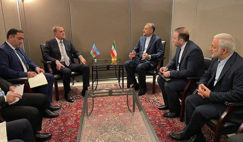 Iran is against any change to geopolitical map and borders of region: Amirabdollahian to Bayramov