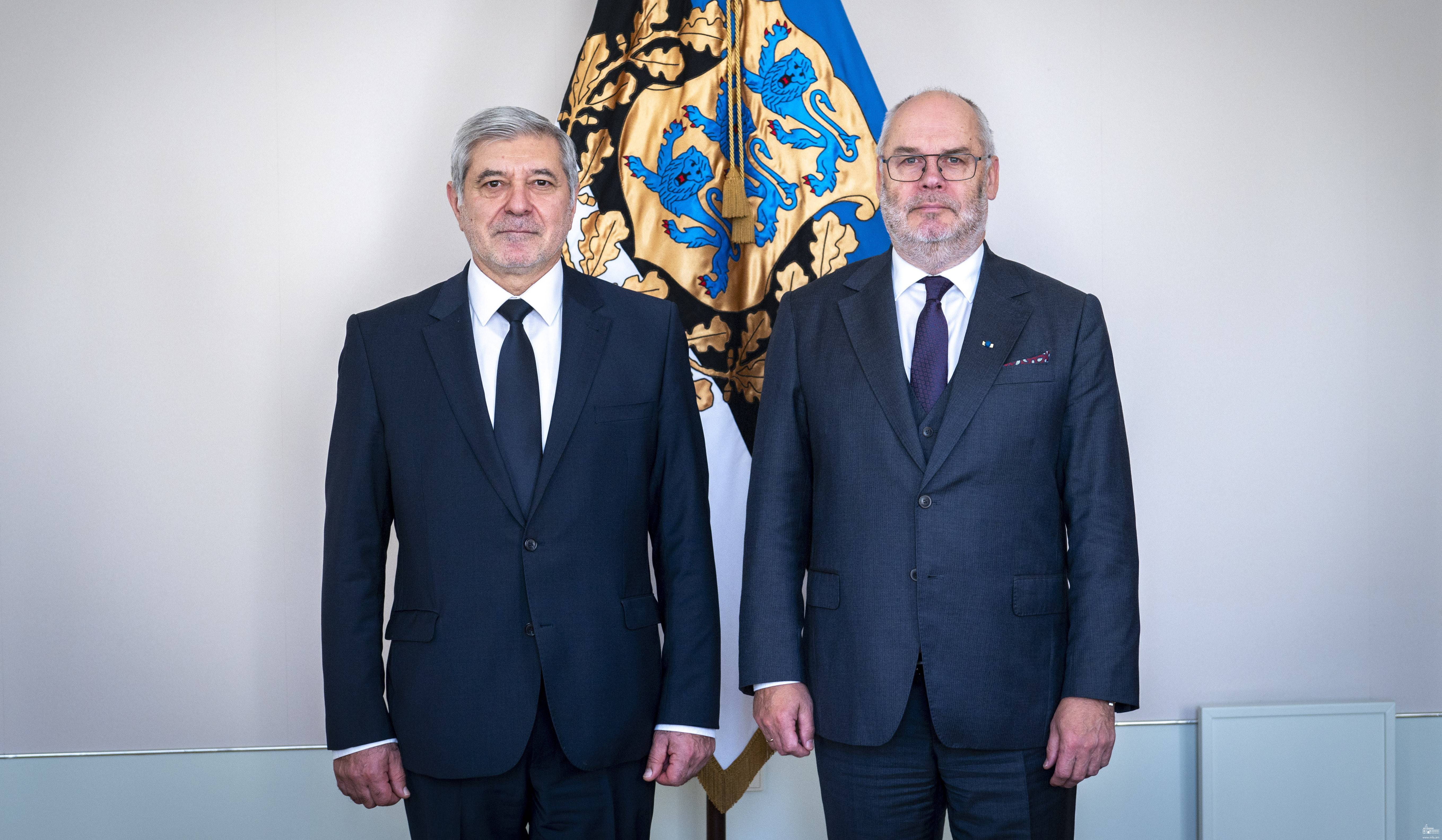 Ambassador Igityan presented consequences of Azerbaijan's aggression against sovereign territory of Armenia to President of Estonia