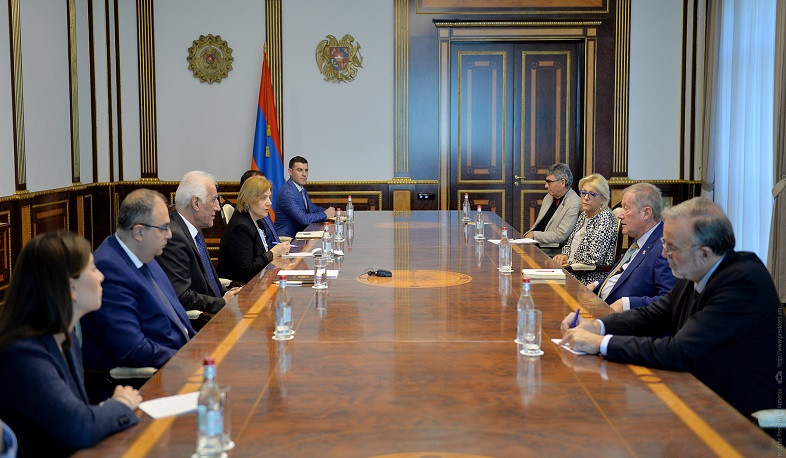 President Vahagn Khachaturyan received delegation of France-Armenia Friendship Group in French Senate