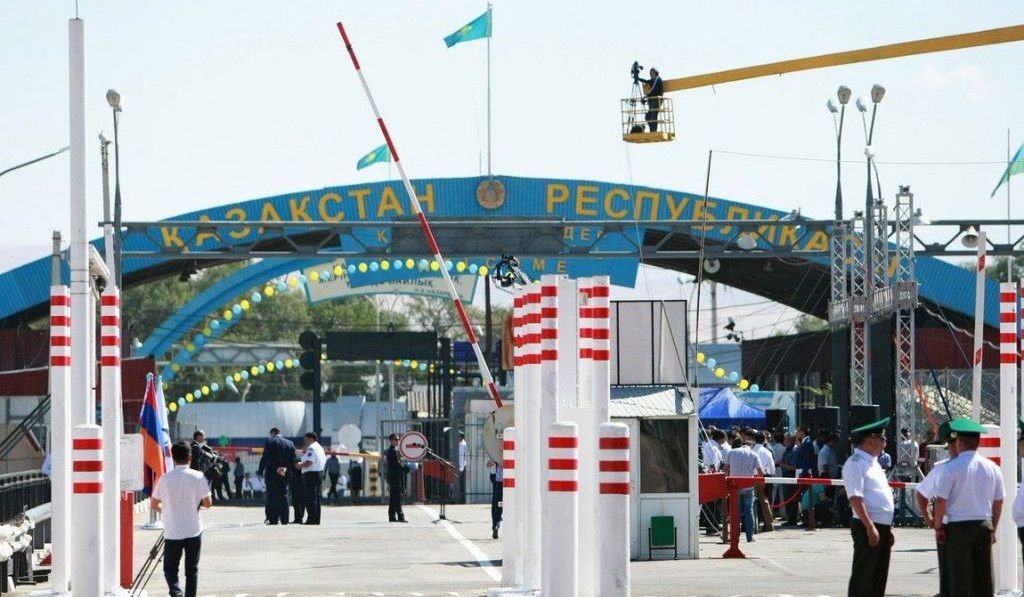 РФ на границе с Казахстаном разворачивает временный мобилизационный пункт