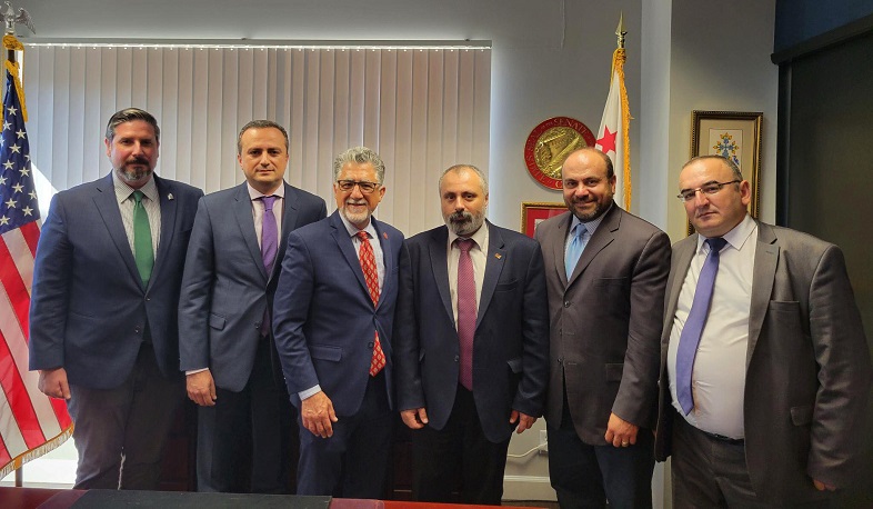 Foreign Minister of Artsakh met with California State Senator Anthony J. Portantino and California Assembly member Adrin Nazarian