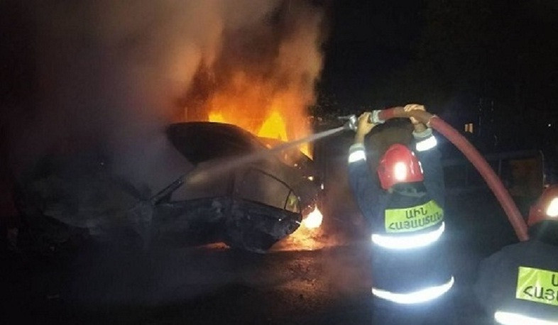 Իջևան քաղաքում ավտոմեքենան բախվել է գազատար խողովակին