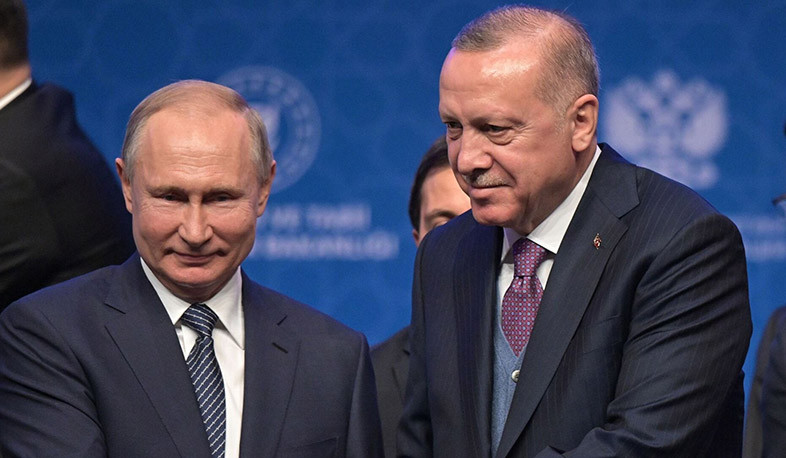Erdogan and Putin discuss improving ties, Ukraine