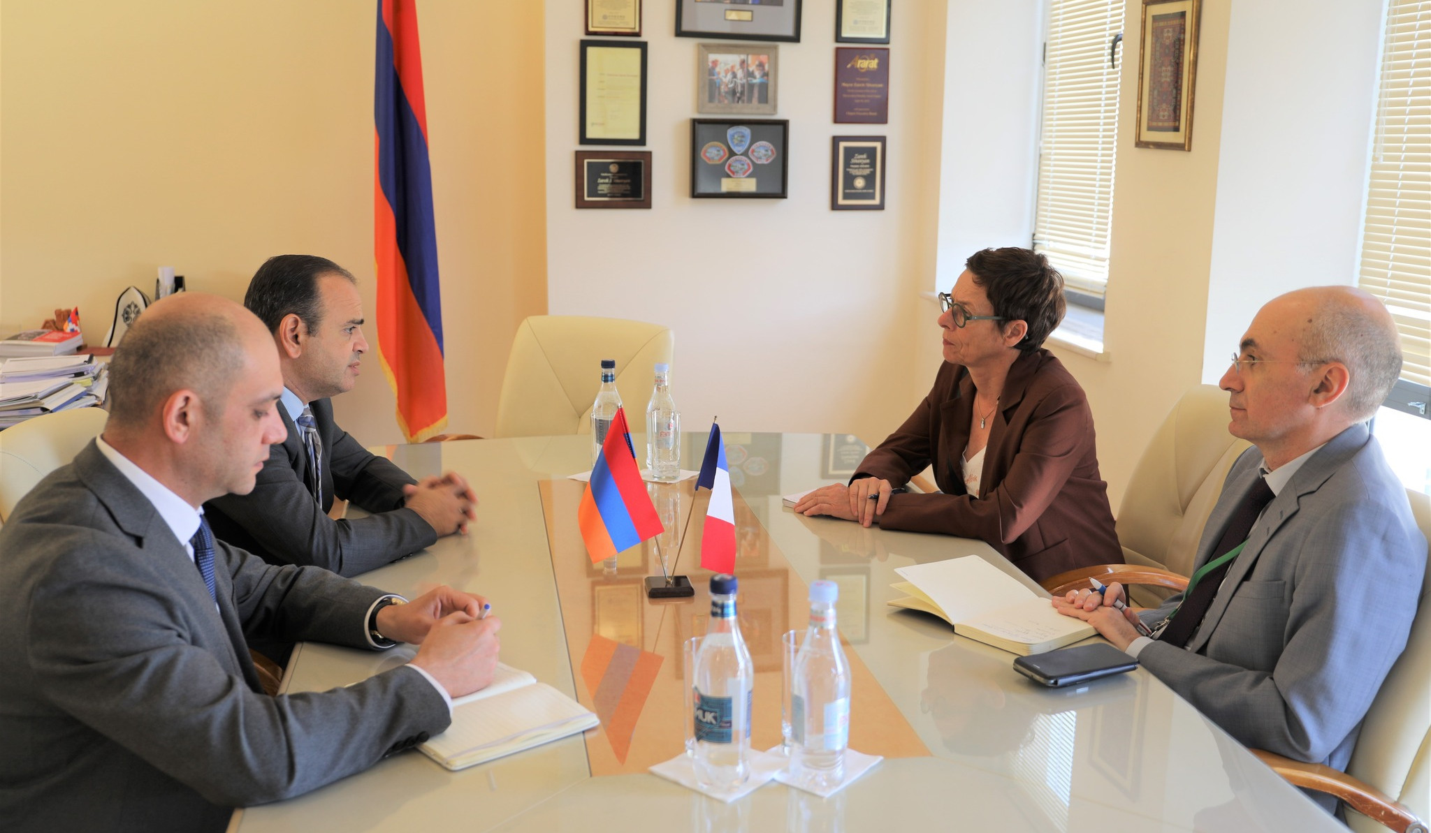 Զարեհ Սինանյանը և Անն Լույոն քննարկել են առաջիկայում կայանալիք համաշխարհային հայկական գագաթնաժողովին առնչվող հարցեր