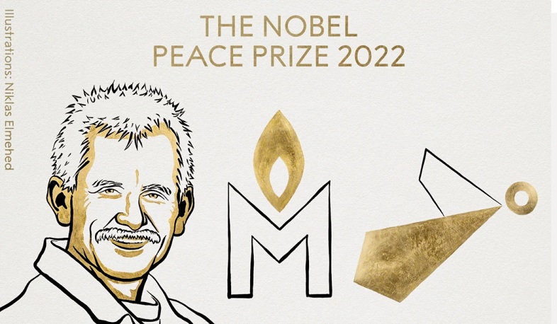 Nobel Peace Prize awarded to human rights activists from Belarus, Russia, Ukraine