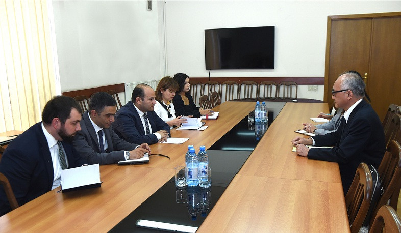 Ճապոնիան պատրաստակամ է աջակցել հաղթահարելու հետպատերազմյան հետևանքները. դեսպան Ֆուկուշիման`  նախարար Նարեկ Մկրտչյանին