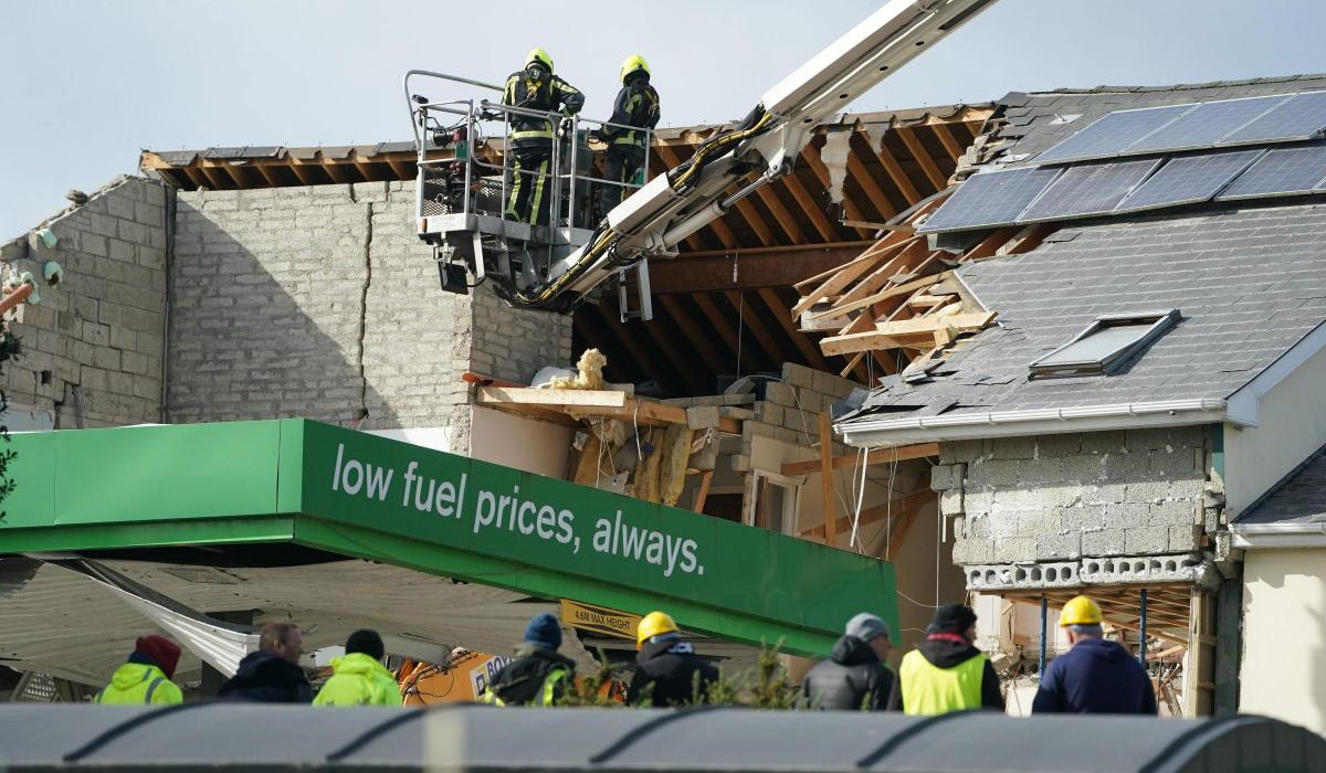 Irish petrol station explosion death toll reaches nine as locals attend church service