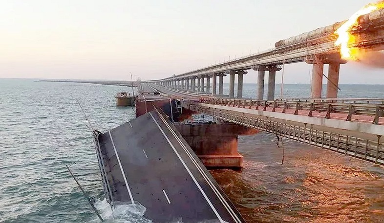 Ukrainian special services were behind the attack: Putin on Crimea Bridge blast