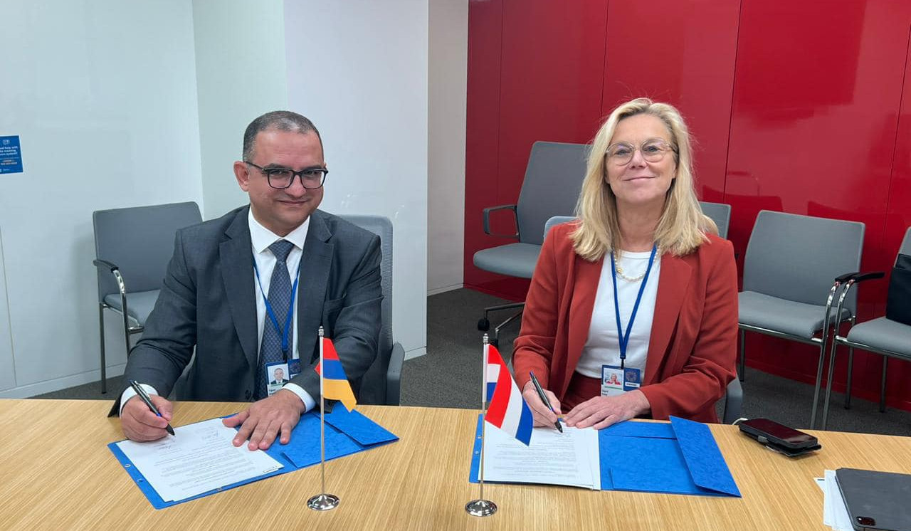 Հայաստանի և Նիդերլանդների ֆինանսների նախարարությունների միջև ստորագրվել է «Տեխնիկական համագործակցության մասին» փոխըմբռնման հուշագիր