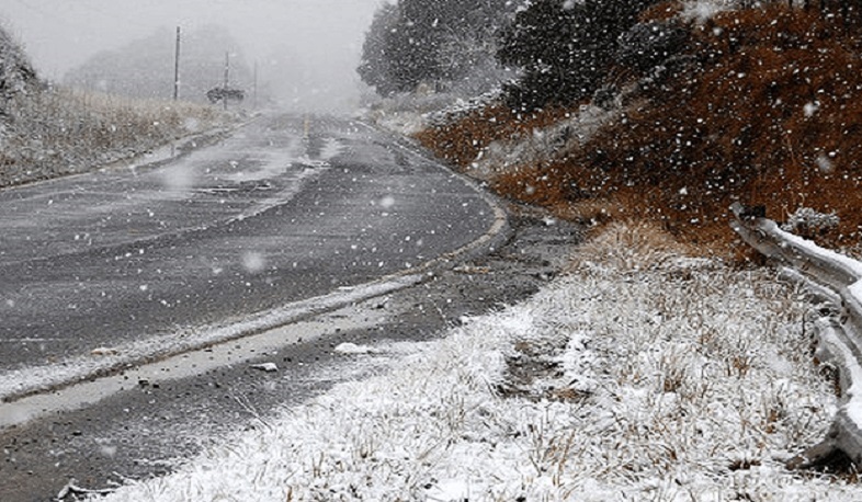 Դիլիջանի թունելի սկզբնամասի և Ճամբարակի տարածաշրջանի ավտոճանապարհներին ձյուն է տեղում