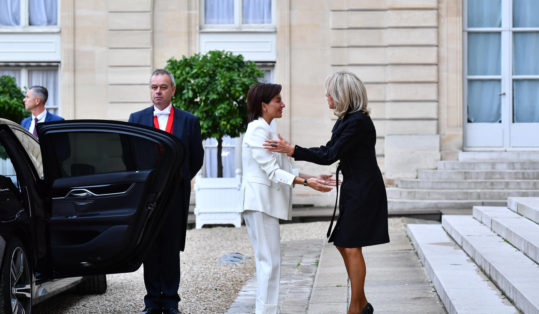 Brigitte Macron hosted Anna Hakobyan at Élysée Palace