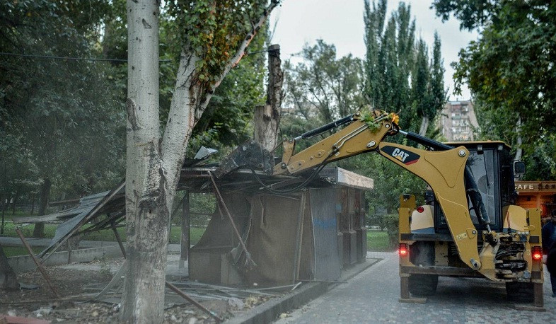 Օղակաձև զբոսայգու տարածքում գտնվող սրճարանային կառույցը կփոխարինվի կանաչապատ տարածքով. Տիգրան Ավինյան