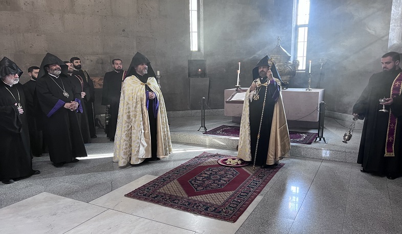 Armenian Patriarch of Istanbul Archbishop Sahak Mashalian arrived in the Mother See of Holy Etchmiadzin