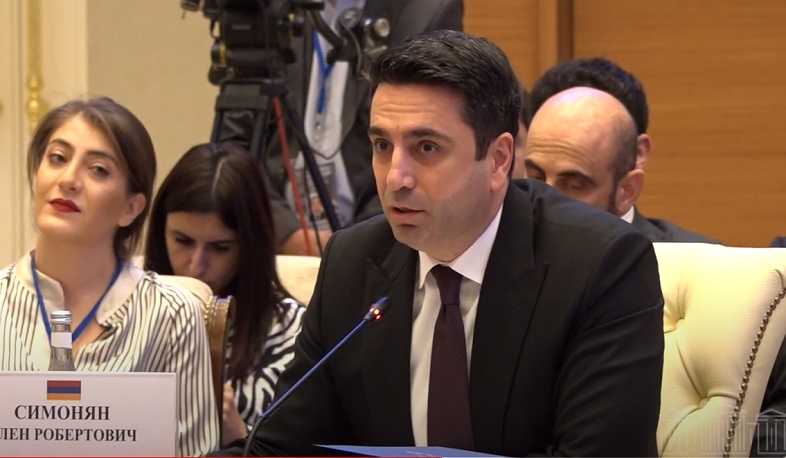 ՀՀ ԱԺ նախագահի ելույթից հետո ադրբեջանական կողմի արձագանքը և Ալեն Սիմոնյանի պատասխանը