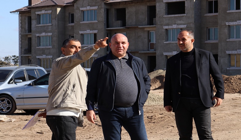 Deputy Director of ‘Hayastan’ All-Armenian Fund in Artsakh got acquainted with progress of construction projects financed by fund