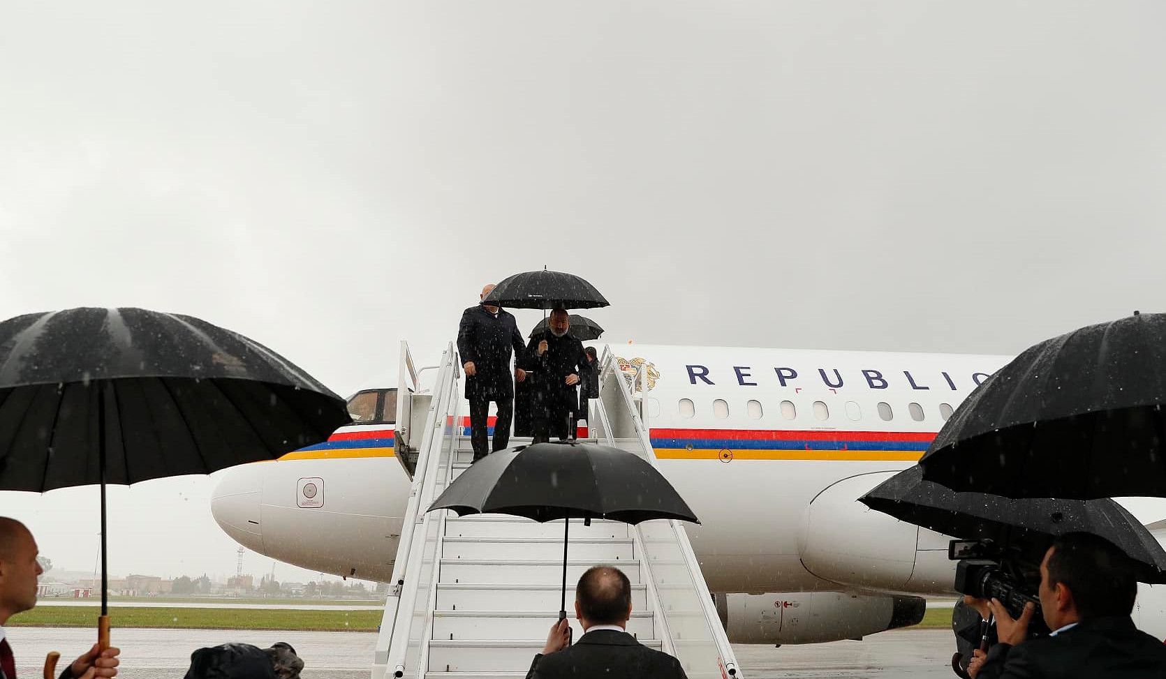 Prime Minister of Armenia arrives in Sochi