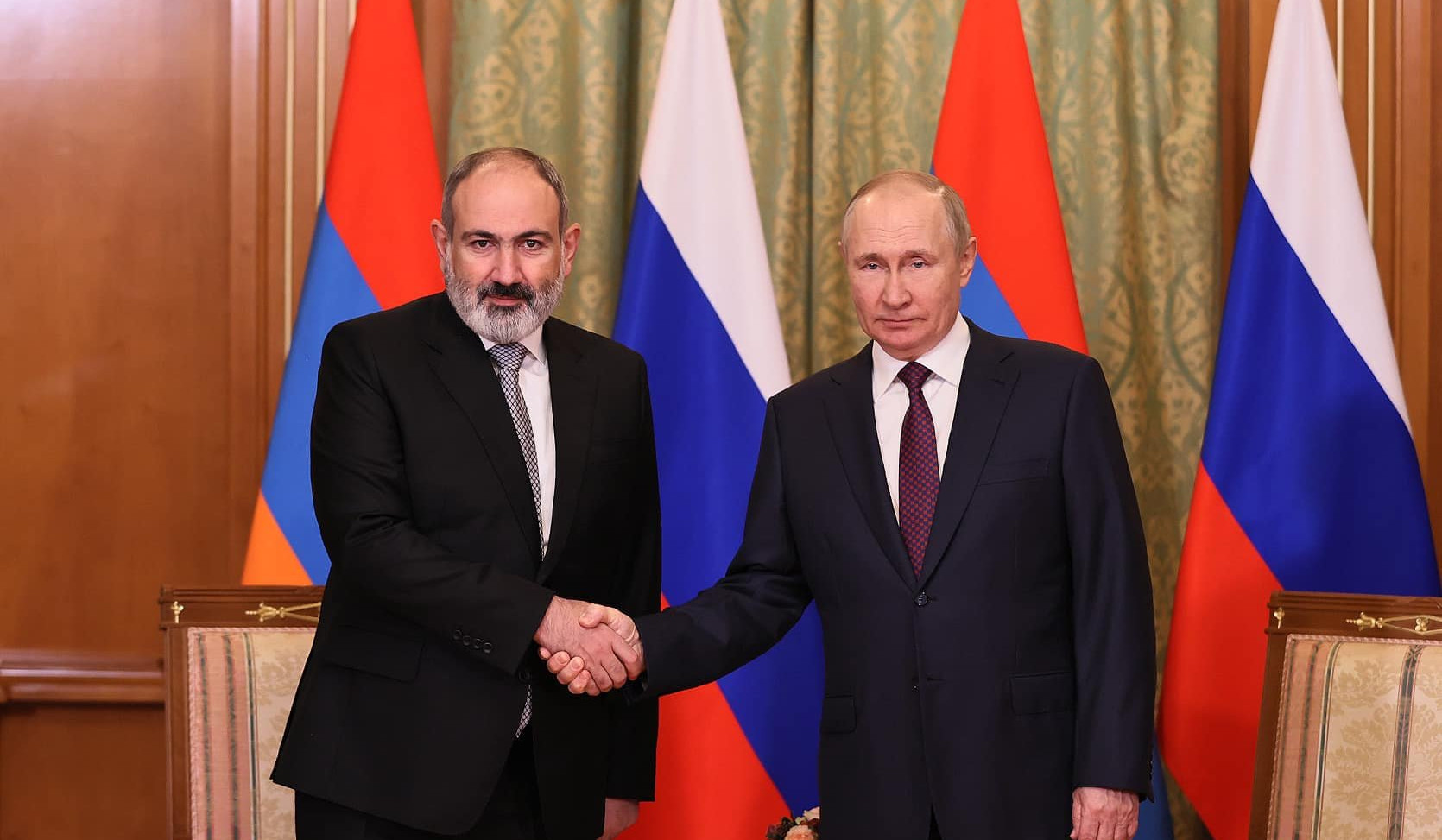 ՀՀ վարչապետը և ՌԴ նախագահը քննարկել են Հայաստան-Ադրբեջան հարաբերությունների կարգավորմանն առնչվող հարցեր