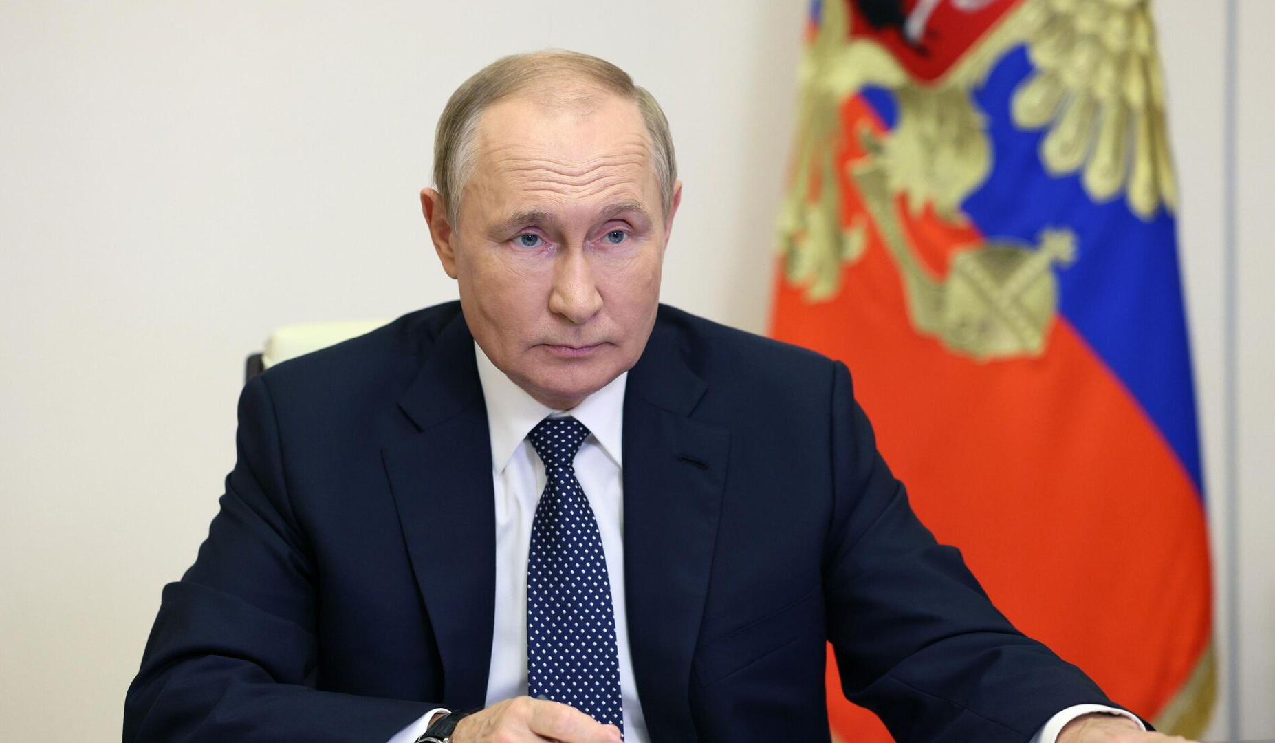 Удары, нанесенные по территории Украины, отчасти являются ответом на атаку на Черноморский флот: Путин
