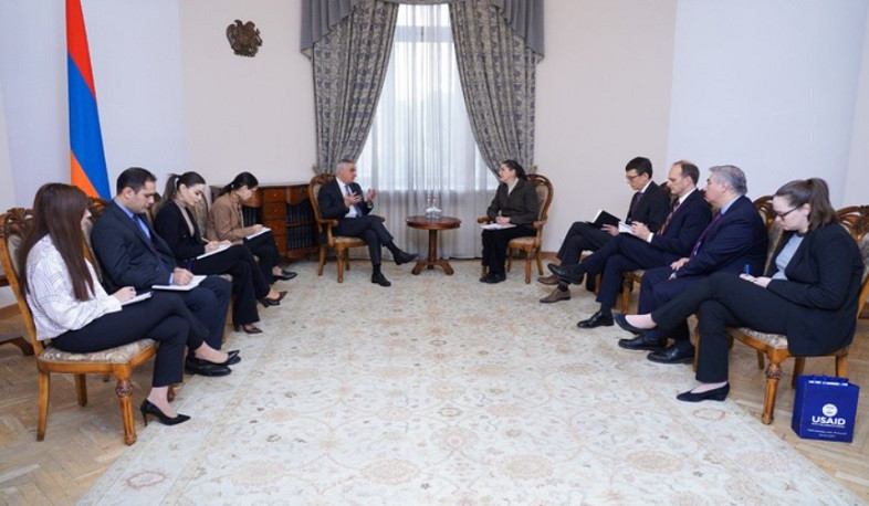 Mher Grigoryan discussed regional developments with Erin Elizabeth McKee