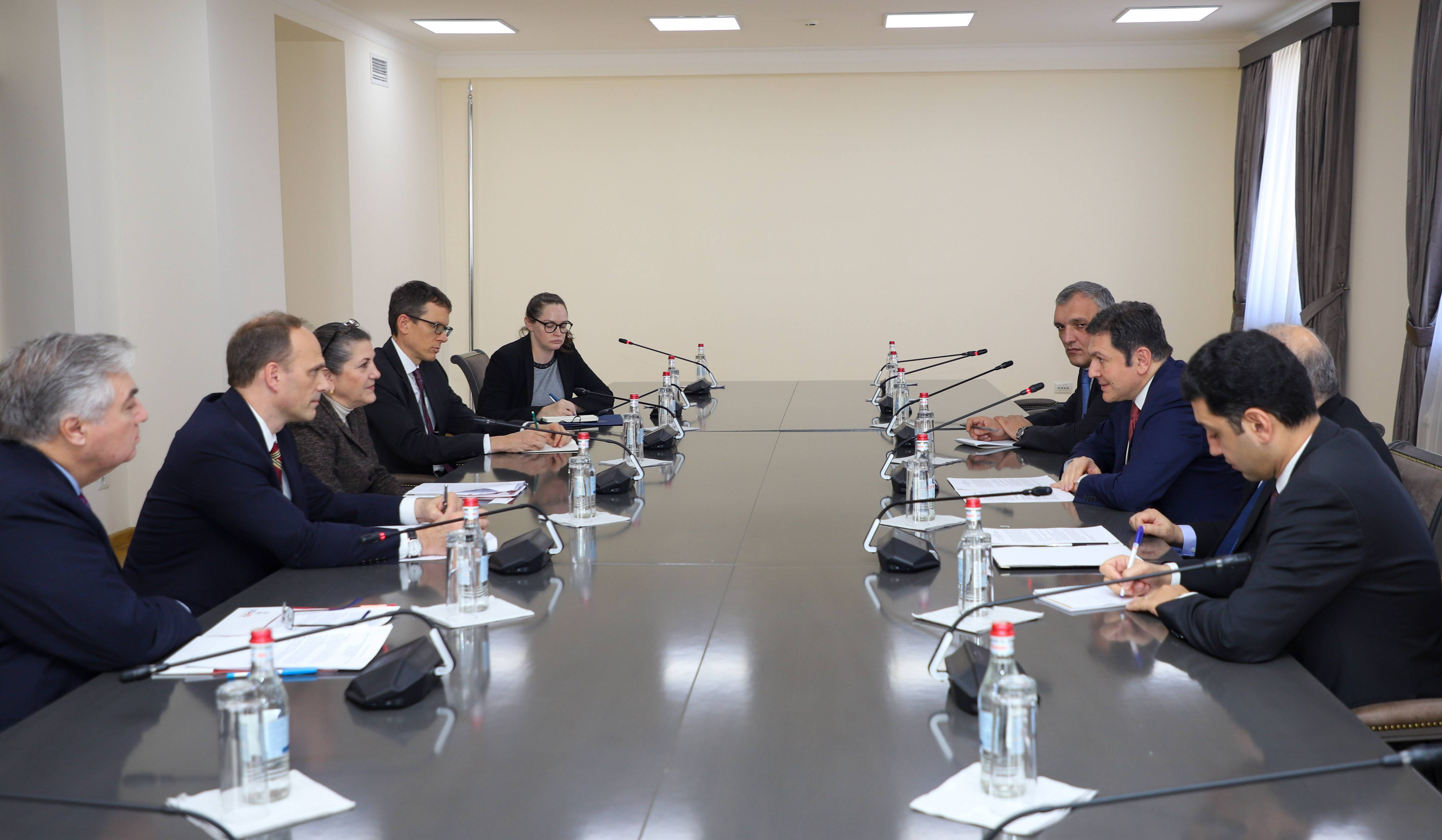 Meeting of Deputy Foreign Minister of Armenia with   USAID Assistant Administrator