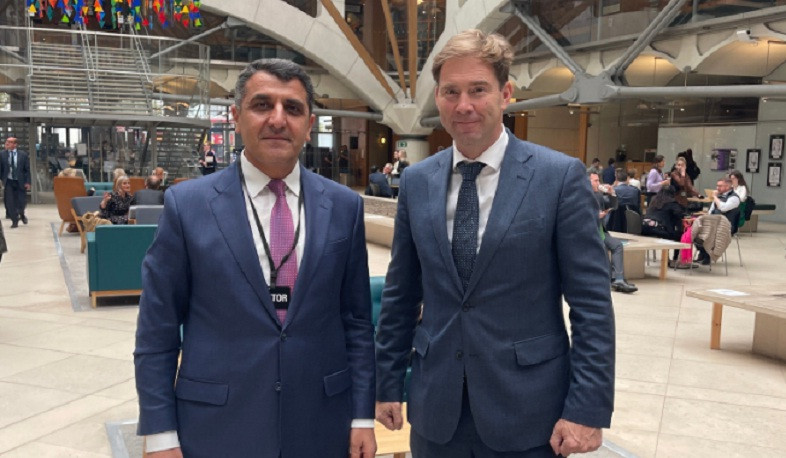 Ambassador Nersesyan presented to Tobias Ellwood impact of large-scale attack of Azerbaijan and current challenges