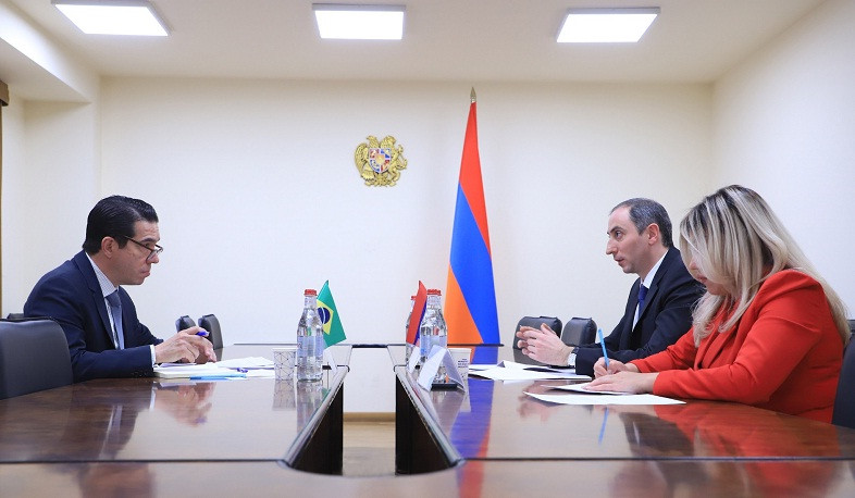 ԲՏԱ նախարարը և Բրազիլիայի դեսպանը քննարկել են ոլորտային գործակցության հնարավորությունները