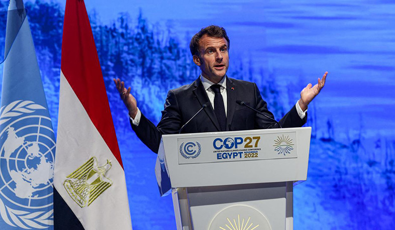 Climate goals should not be sacrificed amid Russian energy 'threats', Macron says