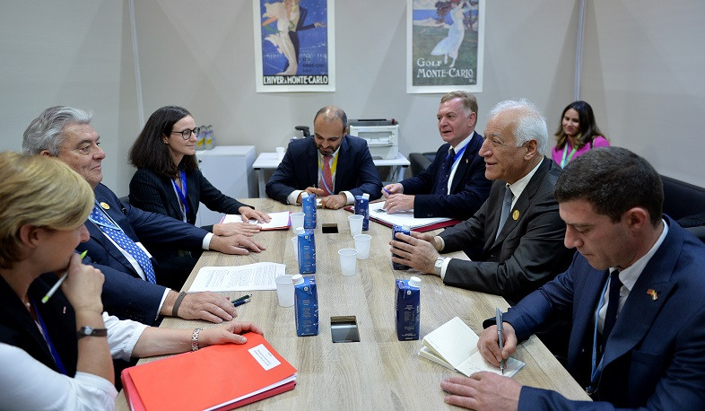 President Vahagn Khachaturyan had a meeting with the Minister of State of Monaco Pierre Dartout