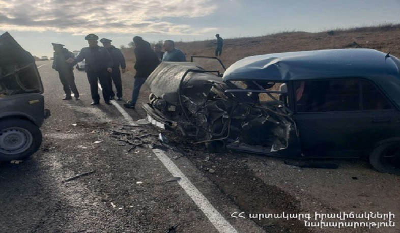 Երևան-Սիսիան ավտոճանապարհին տեղի ունեցած վթարի հետևանքով տուժել է 8 քաղաքացի. 1-ի վիճակը ծայրահեղ ծանր է