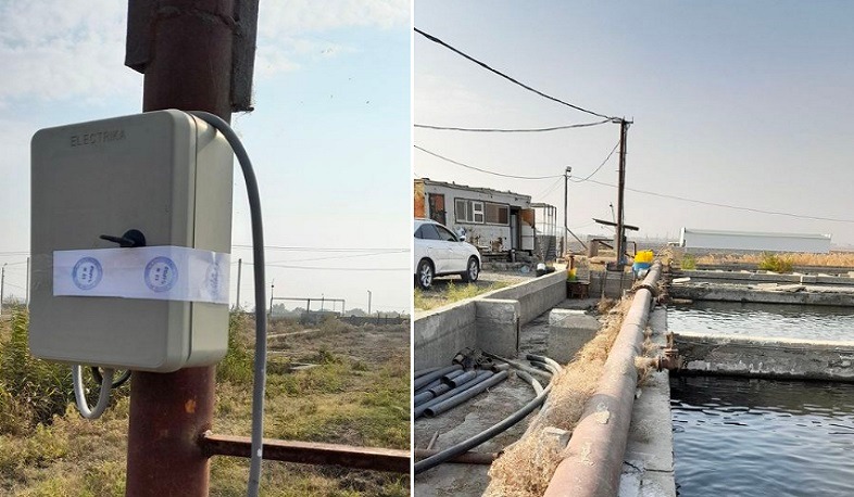 Ձկնաբուծարանում ջրային ռեսուրսների ապօրինի օգտագործումը կասեցվել է