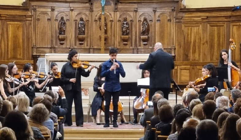 Հայ-ֆրանսիական պատանեկան նվագախումբը հանդես է եկել համերգներով