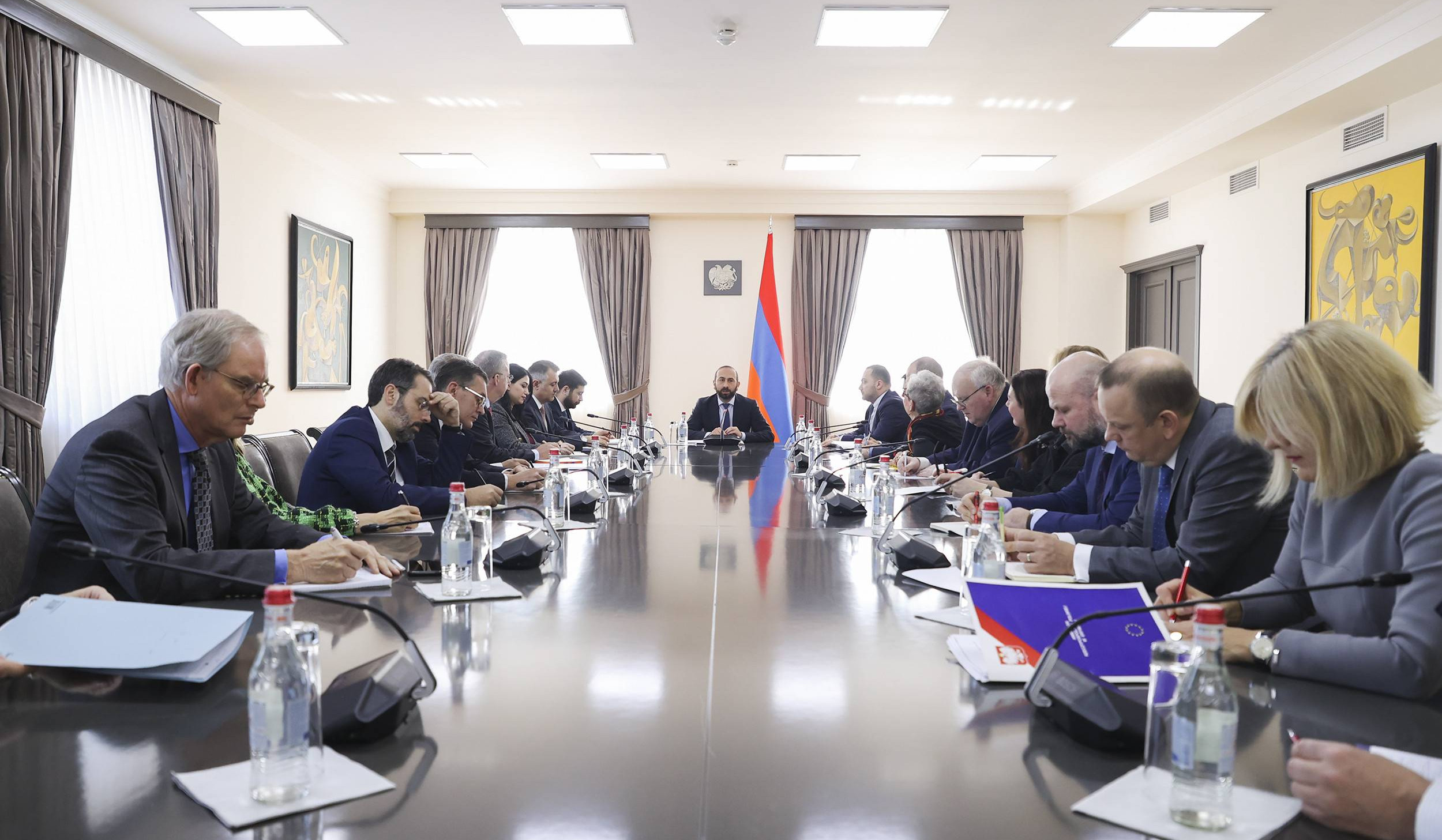 Глава МИД представил позицию армянской стороны по Нагорно-Карабахскому вопросу спецпредставителям ЕС и стран-членов ЕС