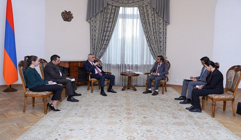 Փոխվարչապետ Գրիգորյանը և Հնդկաստանի դեսպանը քննարկել են երկու երկրների միջև առևտրատնտեսական հարաբերությունների զարգացման հեռանկարները