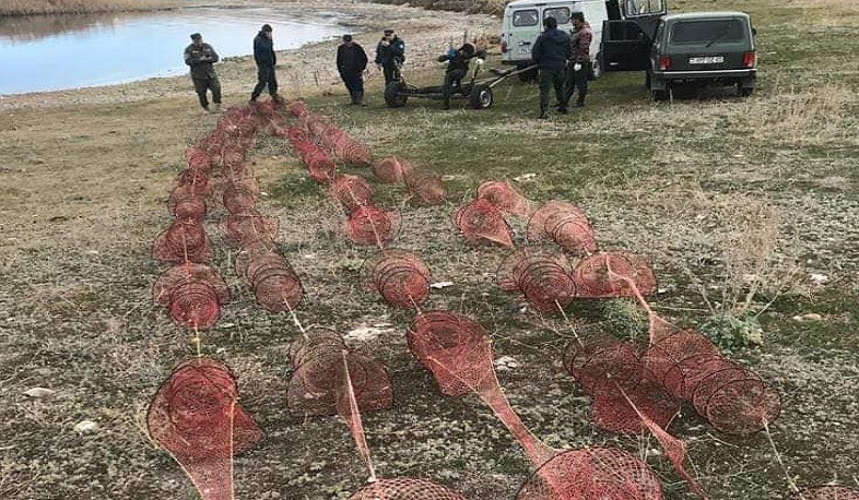 Վերահսկողության միջոցառումների շրջանակում Սևանա լճից դուրս է բերվել 75 ապօրինի խեցգետնաորսիչ